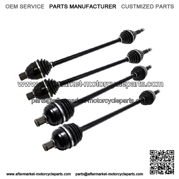Front Rear CV Axle Kit For Polaris RZR Pro R 4 Sport 1337064 1334561 - Image 2