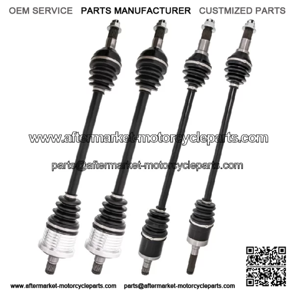 Complete F&R CV Axle Driveshaft Assembly Set for Can-Am Maverick 1000