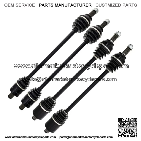 Front Rear CV Axle Kit For Polaris General XP 1000 DLX 1334269 1334268