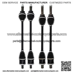 Front Rear CV Axle Kit for Polaris Ranger XP 1000 EPS 1334162 1334161