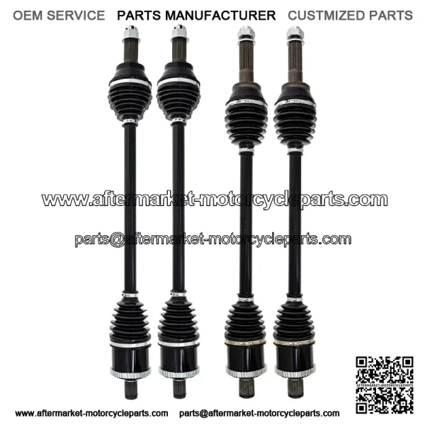 Front Rear CV Axle Kit for Polaris Ranger XP 1000 EPS 1334162 1334161
