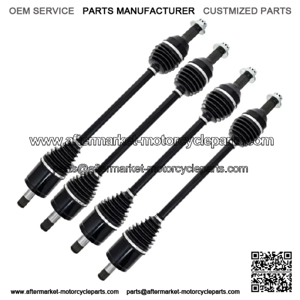 Front Rear CV Axle Kit For Honda Pioneer 1000 42250-HL4-A01 42350-HL4-A01