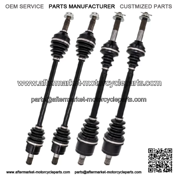 Complete Front & Rear CV Axle Driveshaft Assembly Kit for Kawasaki Teryx 750