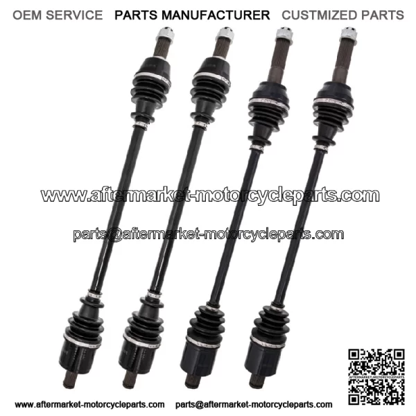 Front & Rear Shaft CV Axle for Polaris RZR & RZR 4 900 1332825 1332826 4PK