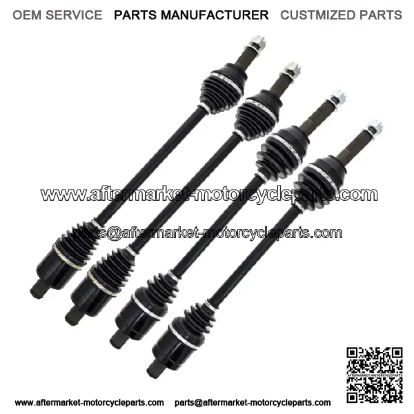 Front Rear CV Axle Kit for Polaris Ranger 1000 Crew XP EPS 1337122 1337121