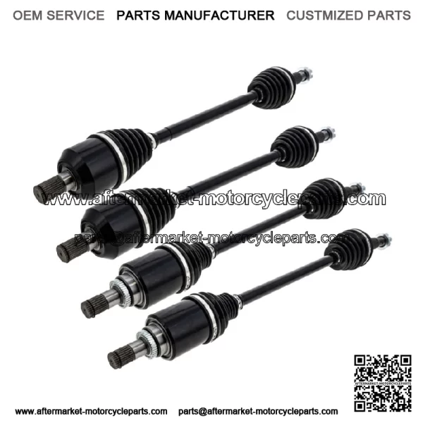 Front Rear CV Axle Kit For Honda Talon 1000X-4 44250-HL6-AF1 42220-HL6-A02 - Image 2