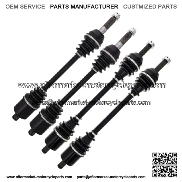 Front Rear CV Axle Kit For Polaris Ranger 570 Crew ETX EV 1333238 1333069