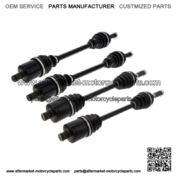 Front Rear CV Axle Kit For Polaris Ranger 570 Crew ETX EV 1333238 1333069 - Image 2