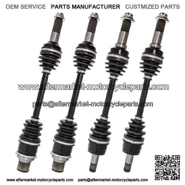 Complete F&R CV Axle Driveshaft Kit for Yamaha Kodiak 400 450 Grizzly 350