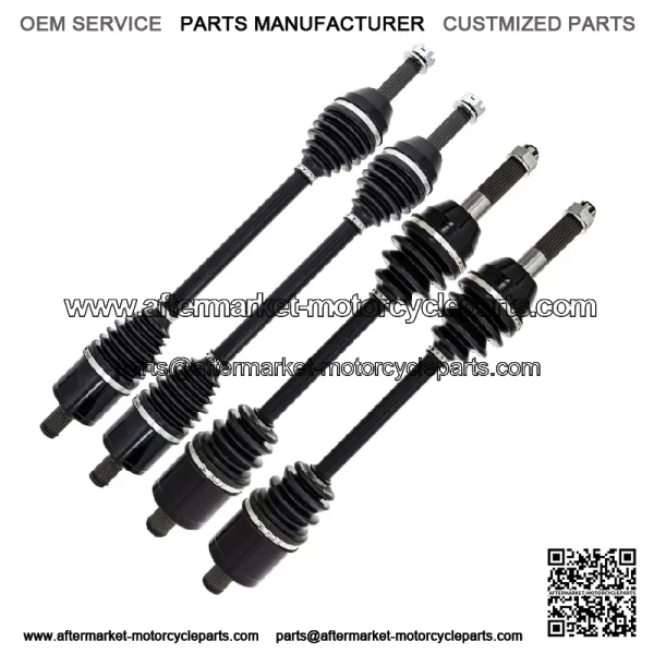 Front Rear CV Axle Kit for Polaris Ranger 570 Crew 1336966 1334361