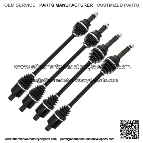 Front Rear CV Axle Kit for Polaris 2022 Ranger 1000 EPS 1337241 1337121