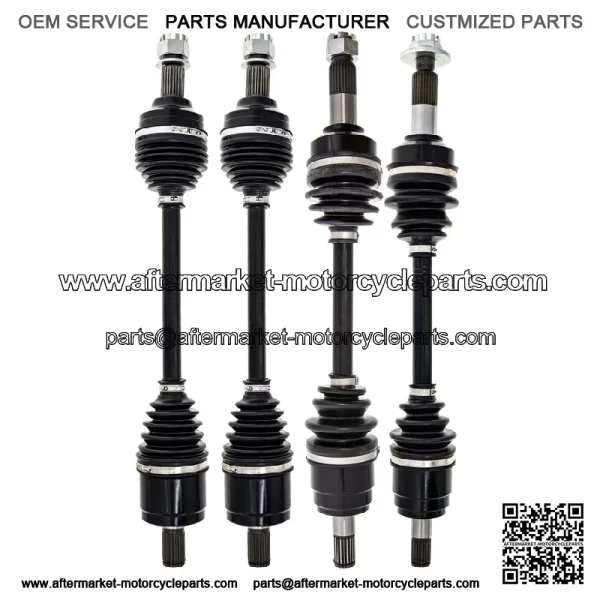 Front Rear CV Axle Kit For Honda Rancher 420 42250-HR6-A62 44220-HR3-A21