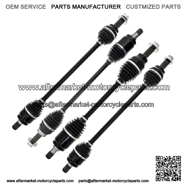 Front Rear CV Axle Kit For Honda Pioneer 700 700-4 SXS700M2 44220-HL3-A01