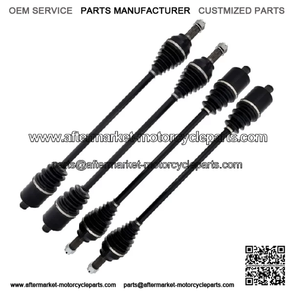 Front Rear CV Axle Kit for Polaris RZR XP Turbo S Velocity 1334315 2207752