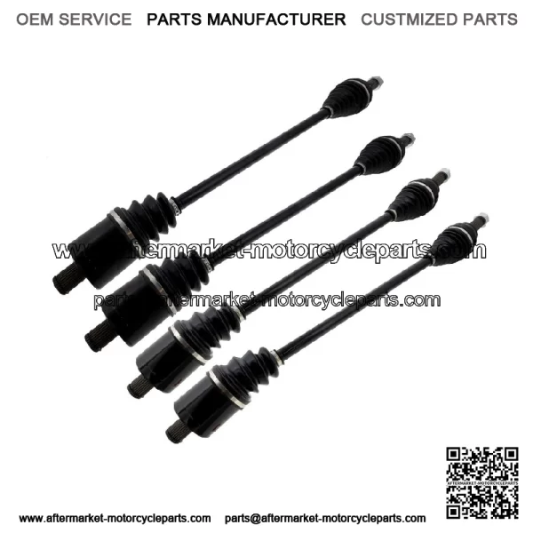 Front Rear CV Axle Kit for Polaris RZR XP Turbo S Velocity 1334315 2207752 - Image 2