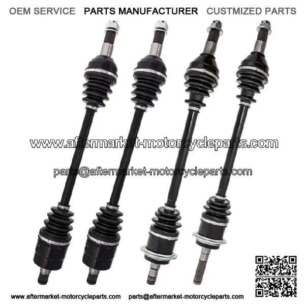 Complete Front & Rear CV Axle Kit for Can-Am Commander 800R 1000 Max 1000
