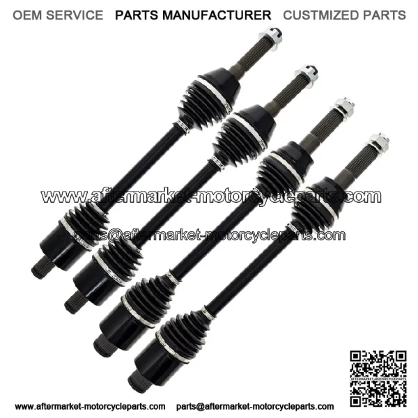 Front Rear CV Axle Kit for Polaris Sportsman 570 6x6 1333752 1333754