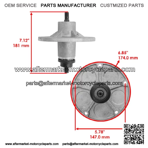40" 42" Cut Deck Spindle for Murray 405015x92A 40508x92E 42515x92B 42571x8B - Image 2