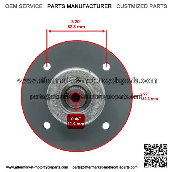 60" 72" Deck Spindle for Bad Boy AOS 2009-2010 / AOS Diesel 2010 037-4000-00 - Image 3