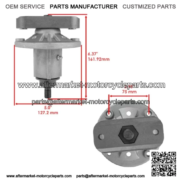 GY20479 48" Deck Spindle For John Deere Sabre 1948GV 1948HV 2148HV - Image 2