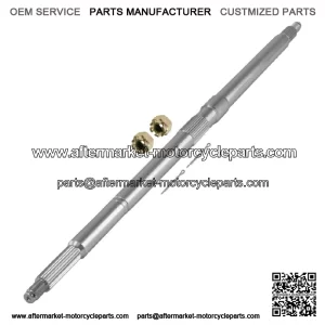 Rear Axle Shaft with Castle Nuts Pin For Polaris Xpedition 325 425 2000-2001