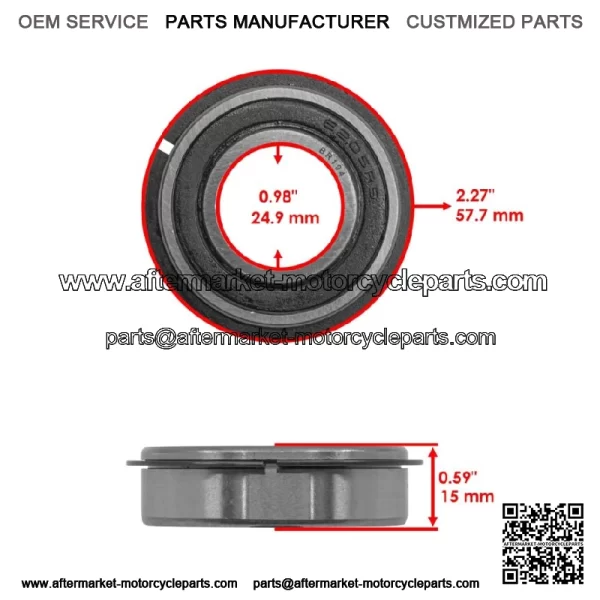 59219000 07147800 07100212 07100205 Front Caster Wheel Bearings For Ariens - Image 2