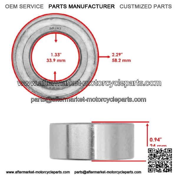 DAC345824 DAC34580024 WE301043 Double Row Angular Ball Bearings 34X58X24 - Image 2