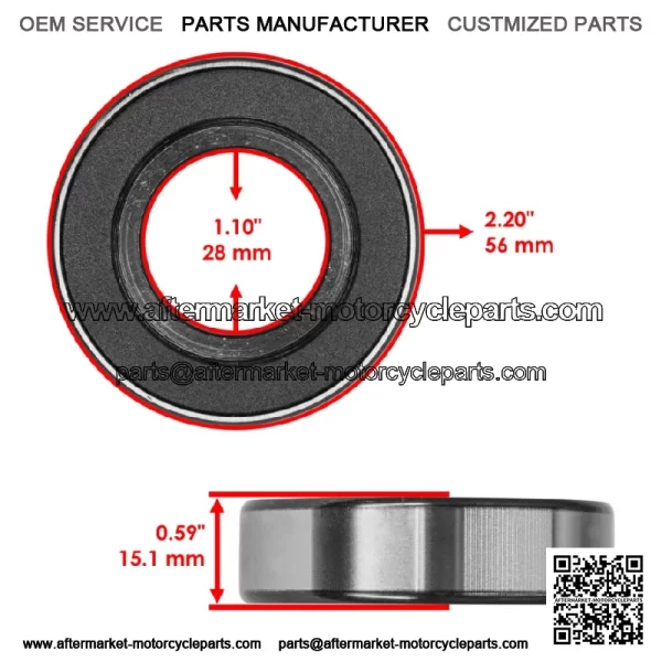 91051-MFL-003 Rear Wheel Rim Ball Bearing for Honda CBR1000RR CBR1000RA 2008-16 - Image 5