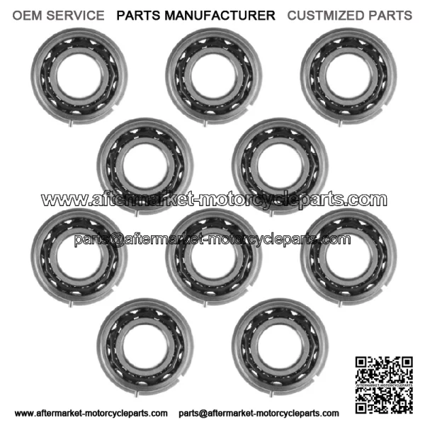 Ball-D/R Iron Wing Bearing 25X57.9X20.6 Ball D/R Bearings 0832-107 0832107 - Image 3