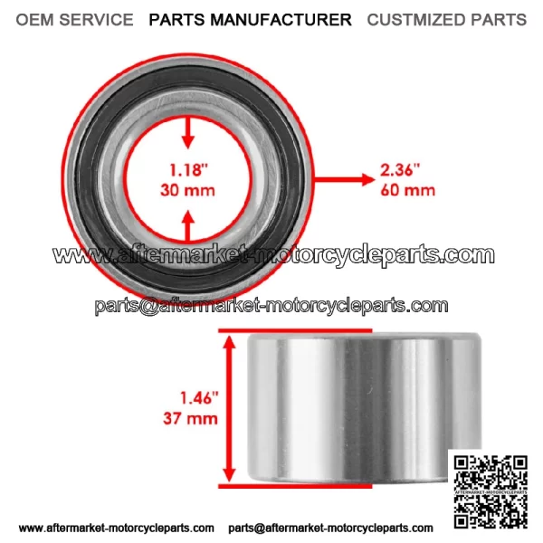 BA2B-633667 BA2B 633667 BA2B 633313 C Double Row Angular Ball Bearings 30x60x37 - Image 2