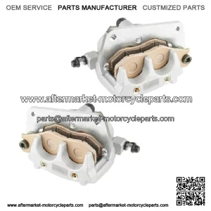 Front Left Right Brake Caliper w/ Pad for Yamaha YFZ 450 YFZ450R YFZ450X 2004-25