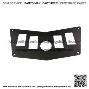POLARIS RZR 800 900 570 DASH SWITCH PLATE ROUND PANEL METAL 5 SWITCHES ROCKER