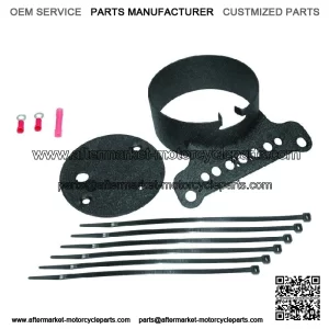 Black Single Gauge Mount Kit For 95-11 Sportster 482824