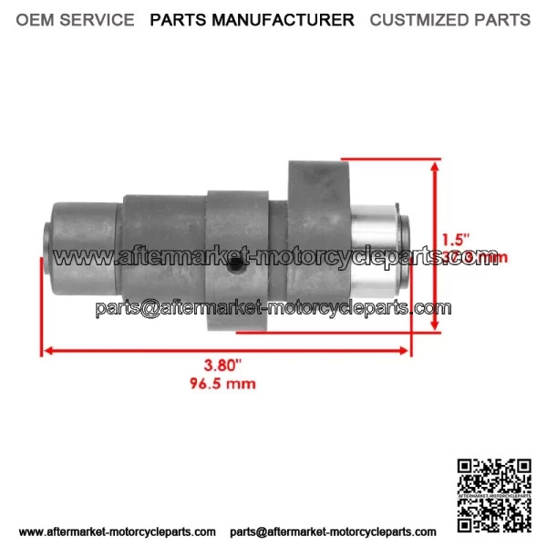 Camshaft w/ Guides & Bearings Chain For Yamaha Raptor 350 YFM350 2004-2006 - Image 2