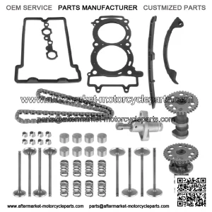 Camshaft & Cylinder Head Valve Gasket Kit For Suzuki Quadsport 400 LT-Z400 03-07