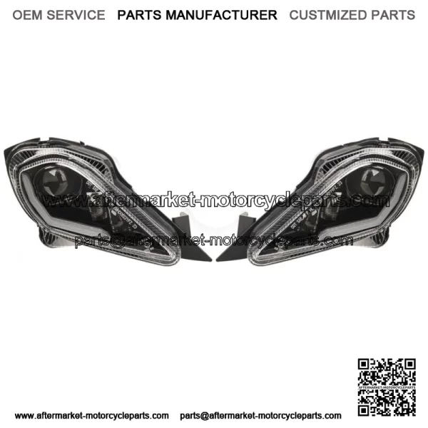 2PCS ED eadlights ead amps or amaha FZ 50 aptor 50 00 00R 006-2023