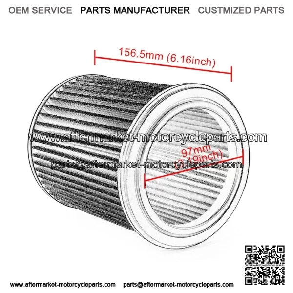 For amaha FZ450 ir ilter RO LOW +N tyle FZ450R FZ450X irbox 004-2020 - Image 3