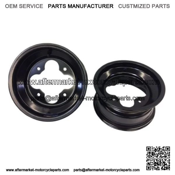 BLACK 5 0" +2 RONT LUMINUM OLLED IP HEELS IMS FZ450 FZ450R APTOR