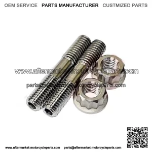 YFZ450 FZ 50 i xhaust tuds olt eavy uty itanium ead ipe tud olt it