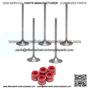 YFZ450 FZ 50 tock EM eplacement ntake xhaust alves ED eals