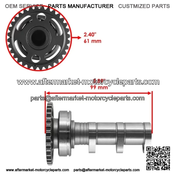 Camshaft it / am hain or amaha FZ450R FZ 50  009 010 011 012 013 - Image 2