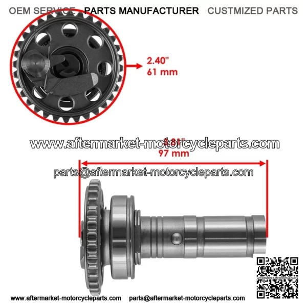 Camshaft it / am hain or amaha FZ450R FZ 50  009 010 011 012 013 - Image 3